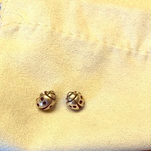 James Avery ladybug earrings